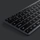 4. Satechi Slim X2 Bluetooth Backlit Keyboard – wireless keyboard with numeric keypad (Space Gray) US
