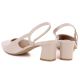 4. Beige Sergio Leone SK472 block heel pumps