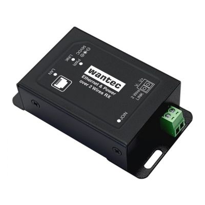 4. Wantec 2wIP E Adapter PoE-Schraubklemme-Switschseite/Sender