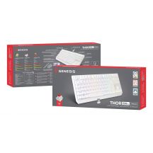 GENESIS Thor 230 TKL Keyboard Gaming USB + RF Wireless + Bluetooth QWERTY US English White