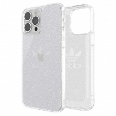 2. Adidas OR Protective Clear Case Glitter for iPhone 13 Pro Max - Transparent Silver