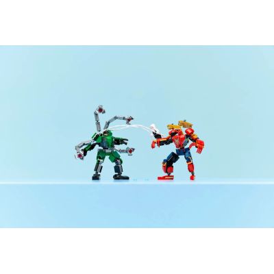 9. LEGO Marvel Super Heroes 76338 Spider-Man and Doctor Who Mech Battle