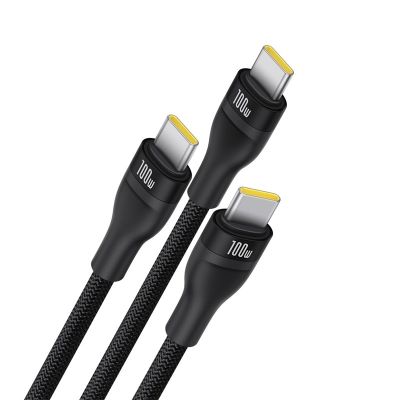 2. Baseus Flash Series 3 100W Cable 1.5m (Black)