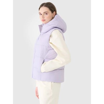 4. Women's down vest with synthetic filling 4FWSS25TVJAF183-52S