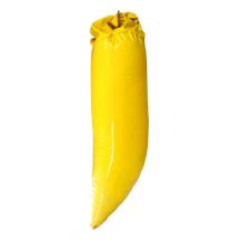A yellow banana-shaped Plawil bag on jumping ropes