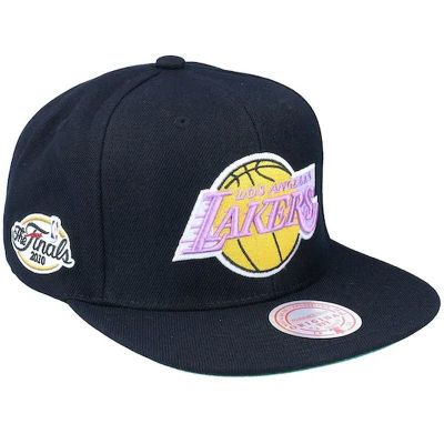 2. Mitchell & Ness NBA Los Angeles Lakers Top Spot Snapback Hwc Lakers Cap HHSS2976-LALYYPPPBLCK