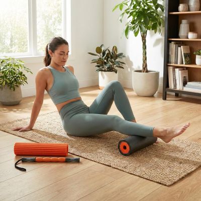 47. 3-in-1 yoga and massage roller BB 0231