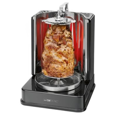Clatronic DVG 3686 electric kebab grill (vertical; 1400W; black)
