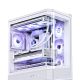 24. Jonsbo D400 PC Case, Midi Tower, ATX, Tempered Glass - White