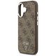 6. Guess 4G Triangle Logo MagSafe case for iPhone 17 - brown
