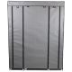 11. TEXTILE WARDROBE 175x133x43CM DARK GREY 28873