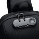 9. Wozinsky Premium Single Shoulder Anti-Theft City Backpack with Organizer and USB - Black