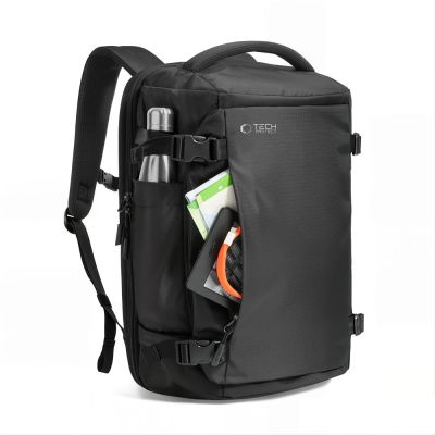 3. Tech-Protect Defender S70 RYANAIR & WIZZAIR 24L Laptop Backpack - Black