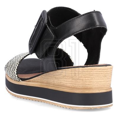 19. Leather wedge sandals Remonte W RKR646