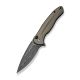CIVIVI Button Lock Kitefin Knife Damast Grey Alu
