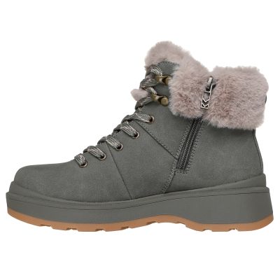 4. Skechers PARK CITY 168087 OLV Women’s Waterproof Winter Boots