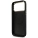 7. Guess 4G Triangle Logo MagSafe Case for iPhone 18 Pro Max / 17 Pro Max, black – gold