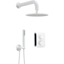Concealed shower set with thermostatic BOX - with shower head