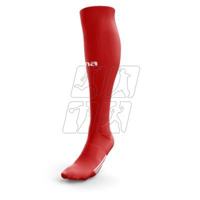 2. Zina Libra football socks 0A875F Red\White