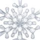 8. SNOWFLAKE HANGING DECORATION 12x12 CM PATTERN 4
