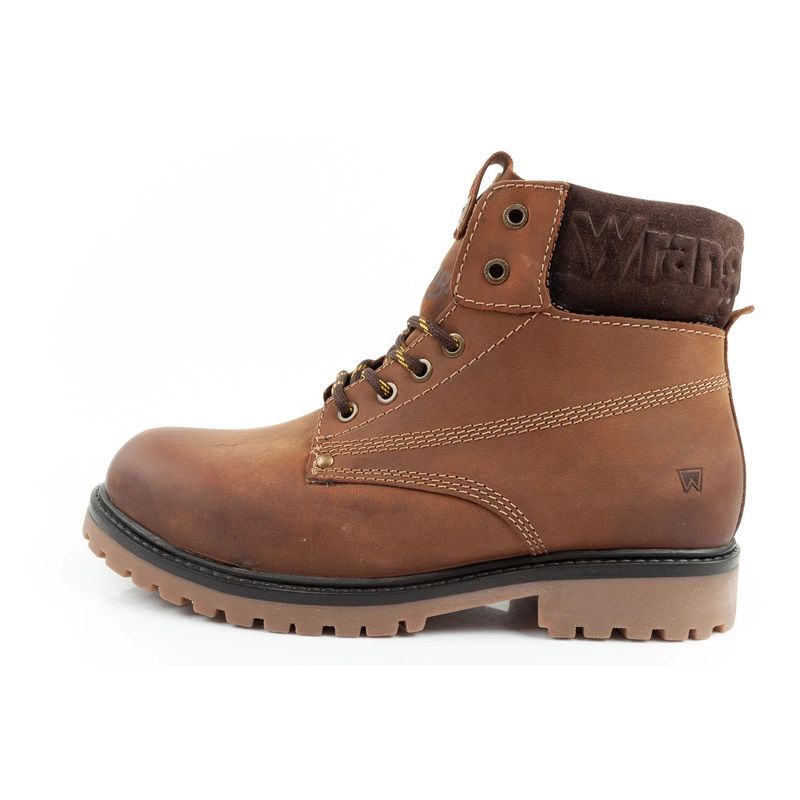 2. Wrangler Arch men's shoes Chelsea boots elegant ankle boots natural leather brown