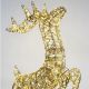 3. REINDEER LIGHT DECORATION WITH BOW 50X88CM 720LED