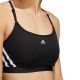 13. adidas Aeroreact Training Light-Support 3-Stripes Bra W HC7862