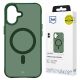 20. 3mk Smoke MagCase for iPhone 16 - Green-Translucent