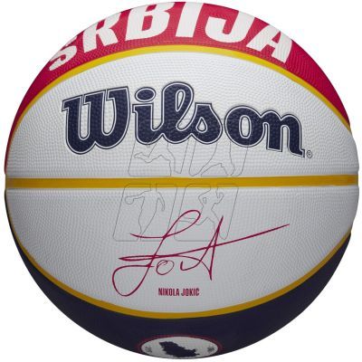 2. Wilson NBA Player Local Nikola Jokic ball for basket WZ4006701XB