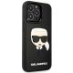 4. Karl Lagerfeld KLHCP14LKH3DBK iPhone 14 Pro 6.1 "black / black hardcase 3D Rubber Karl`s Head