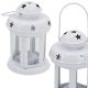 4. WHITE TEA LIGHT LANTERN CANDLE HOLDER