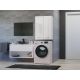 4. POLA MINI DD washing machine cabinet 64x30xH90 glossy white