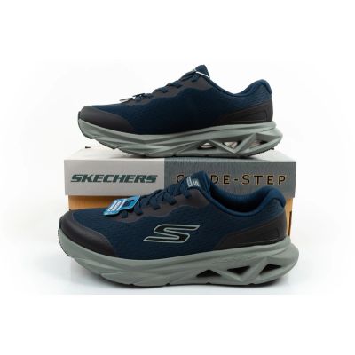10. Skechers men's shoes sneakers Glide-Step Vortex comfortable navy blue