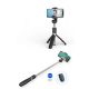 5. Tech-Protect L01S Bluetooth Selfie Stick with Tripod up to 70cm - Black