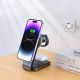 7. Tech-Protect QI15W-A28 MagSafe 3in1 Inductive Charger with Smartphone / Apple Watch / AirPods Stand - Black