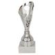 Silver plastic cup (25mm emblem)