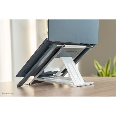 11. Neomounts NSLS100 Laptop Stand Swing Shelf for Notebook Silver 55.9 cm (22")