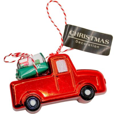 3. HANGING DECORATION BAUBLE CAR RED