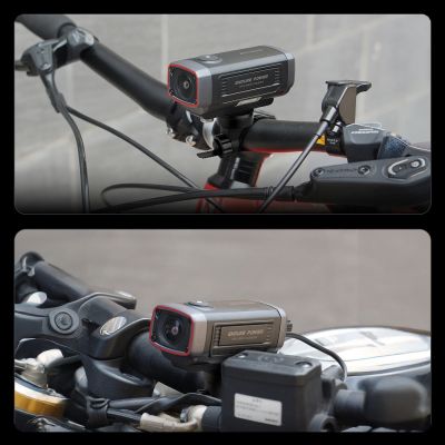 3. AKEEYO 710 Lite Handlebar Action Camera for Bikes and Motorcycles - Black