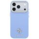3. Guess Saffiano Small 4G & Classic Logo MagSafe Case for iPhone 18 Pro Max / 17 Pro Max - Light Blue