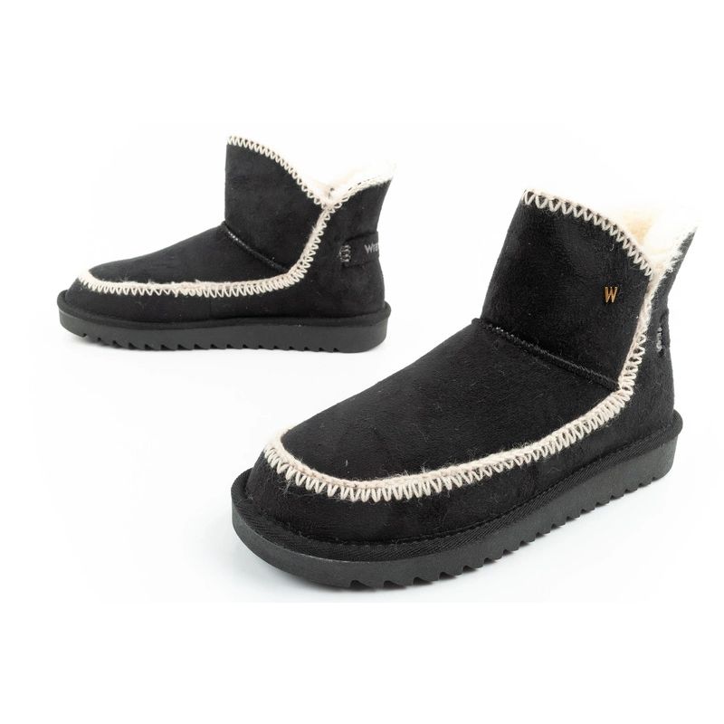 17. Wrangler Elsa winter boots ankle boots insulated comfortable fashionable black