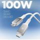 3. Spigen EB10010CC 100W 100 cm Cable - White