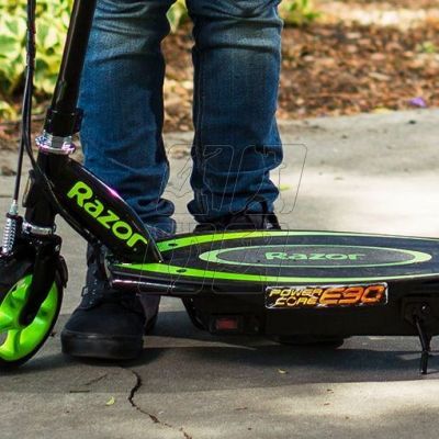 18. Razor E90 Power Core 13173802 Electric Scooter (Black, Green)