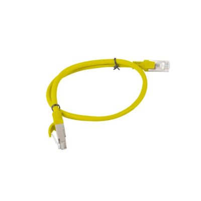 UTP patch cord Lanberg PCU5-10CC-0050-Y (RJ45 - RJ45 ; 0.50m; UTP; cat. 5e; yellow)