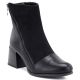 Women's insulated ankle boots with a block heel, black M.Daszyński SA269-5