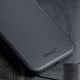 9. 3mk Hardy Apple Silky Leather MagCase for Apple iPhone 16 - Black