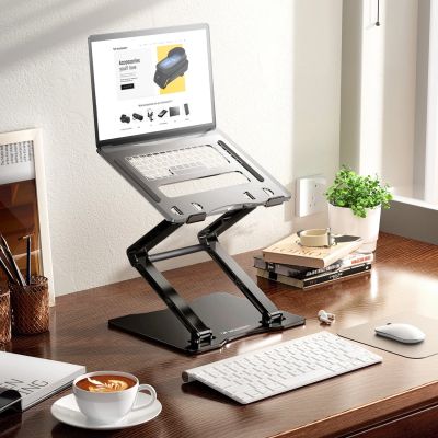 18. Wozinsky WRS-CPY75DSB Aluminum Laptop and Tablet Stand + Free Smartphone Stand - Black