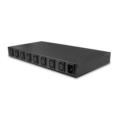 2. Lindy 32659 8-way power strip, indoor, black