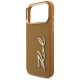 6. Karl Lagerfeld Karl Script Logo Case for iPhone 17 Pro Max - Brown
