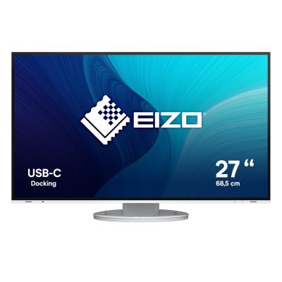 9. EIZO FlexScan EV2781-WT Monitor - 68.6 cm (27") - 2560 x 1440 pixels - Quad HD - LED - 5 ms - White